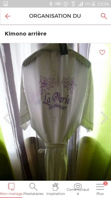 Kimono de mariée - préparatifs - 2