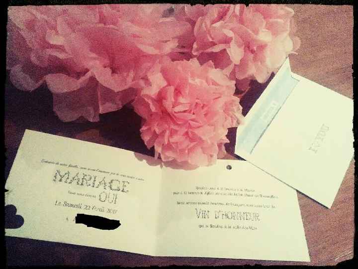 Combien vous ont coûter vos faire part ? - 1