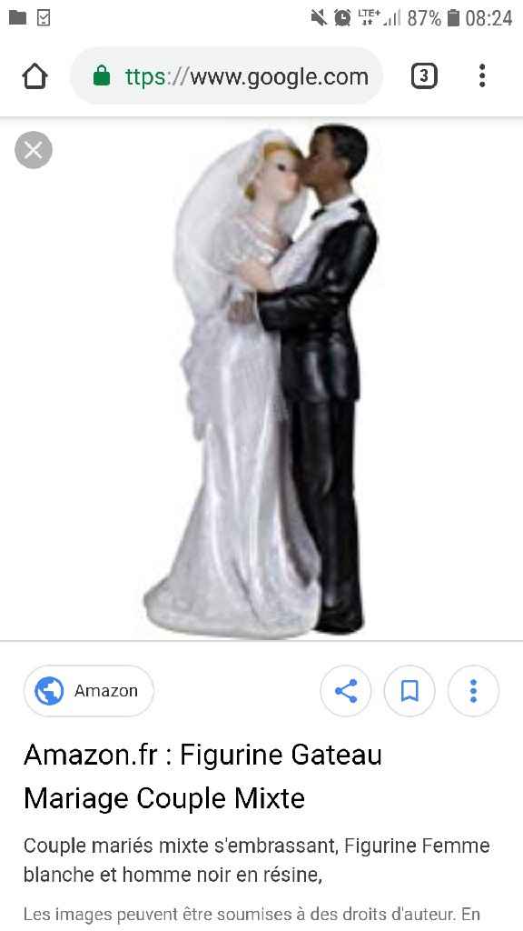 Figurine gâteau - 1