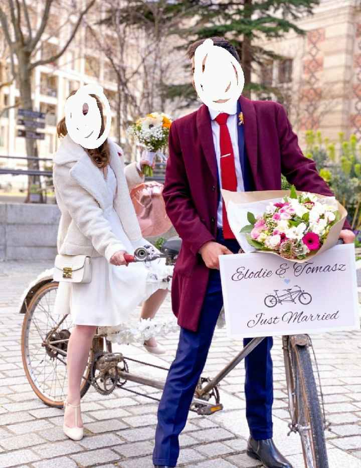 Arrivée des mariés à vélo: oui ou non ? - 1