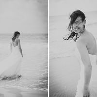 Marié à la plage