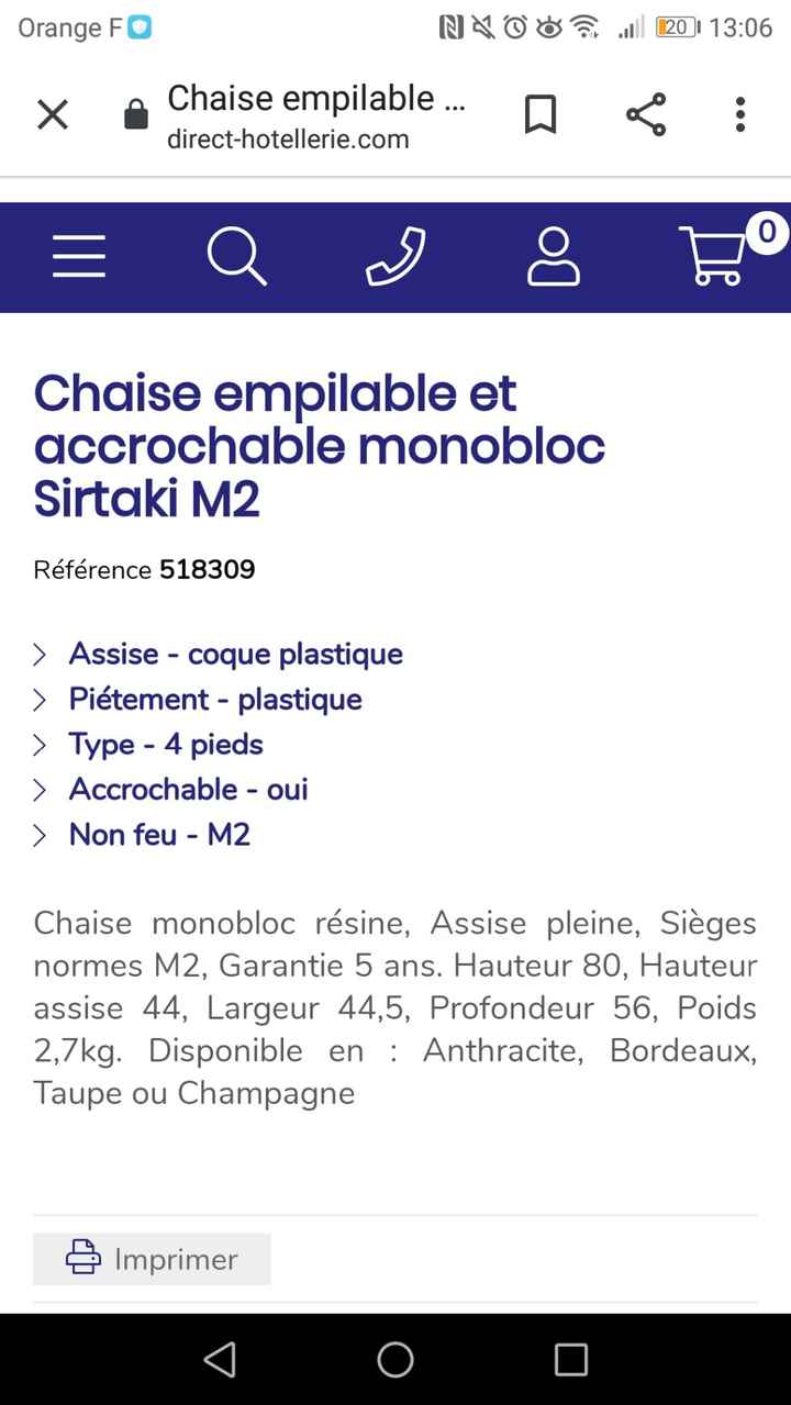 Housses de chaises a 0.50 cts  sur gifi - 2