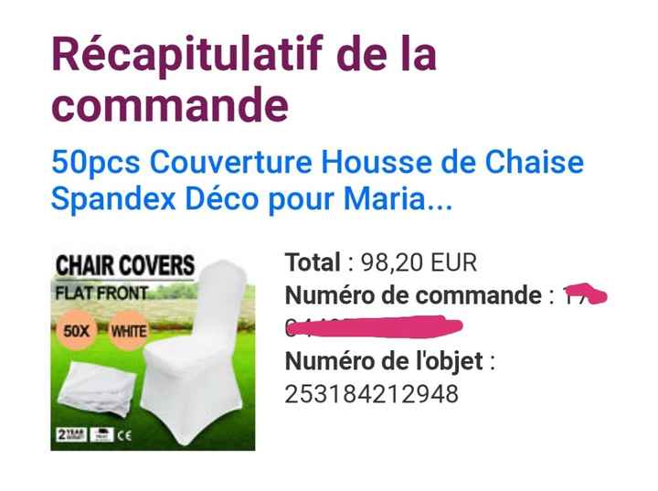 Housse chaise lycra - 1