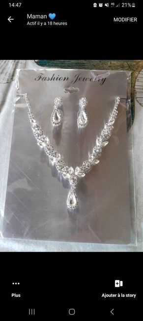 Bijoux pour votre tenue de mariage 1