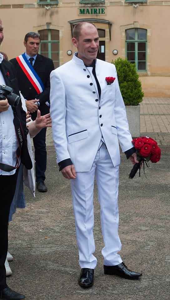 Mon homme avec mon bouquet