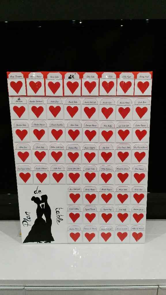 Plan de table terminé :) - 1