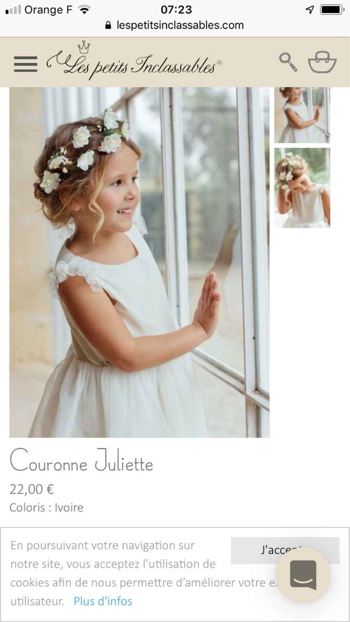 Couronne de fleurs Enfant !! - 1