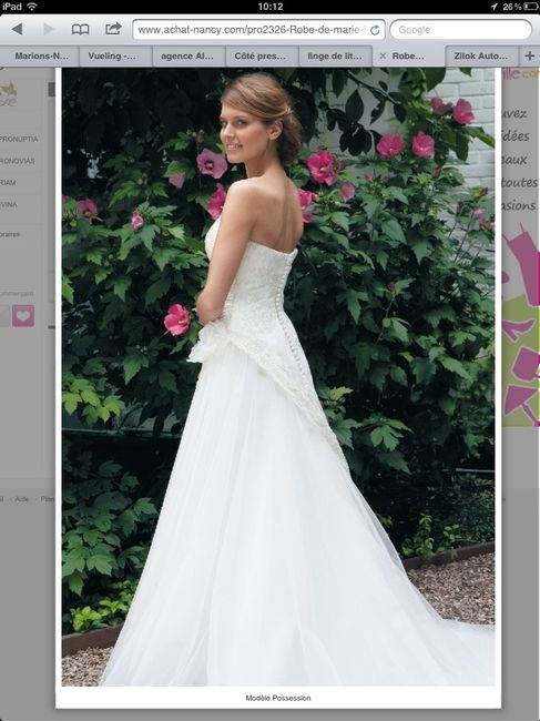 La robe de mes rêves !!