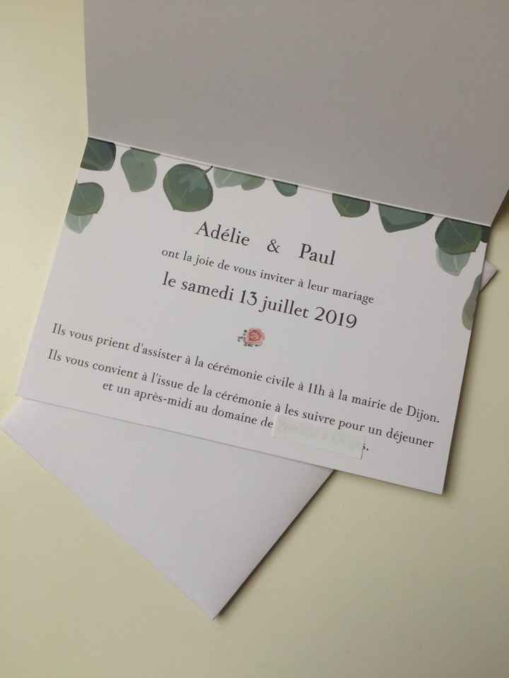 Invitation famille