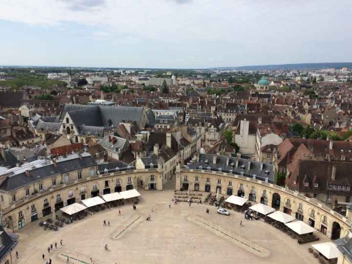 La vue de Dijon depuis la tour
