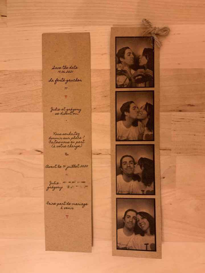 diy save the date - 2