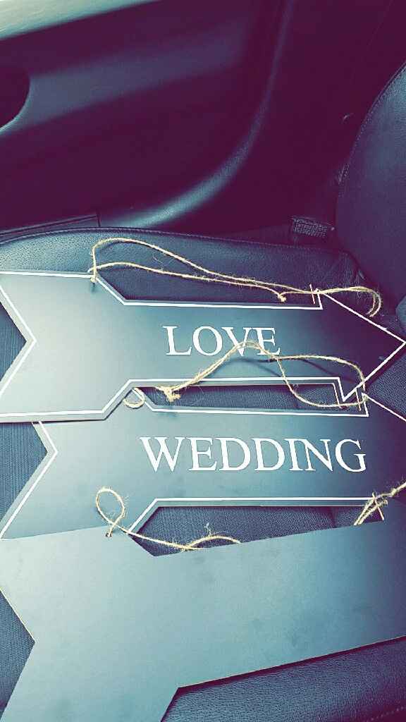 Flèches d'indications wedding ❤ - 1