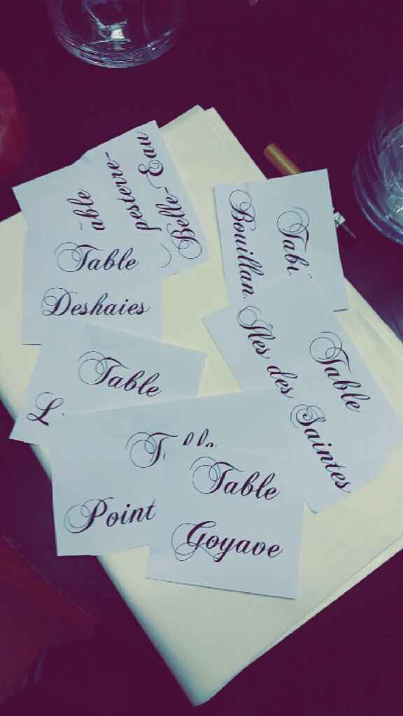 Mes vases me servent pour mes noms de table ! - 1