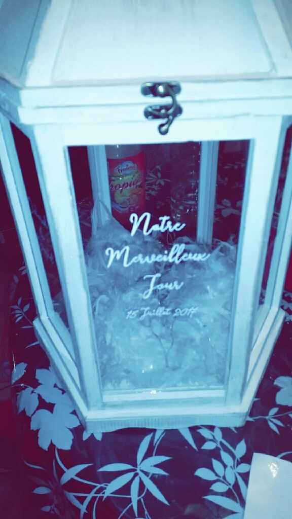 Mes vases me servent pour mes noms de table ! - 1