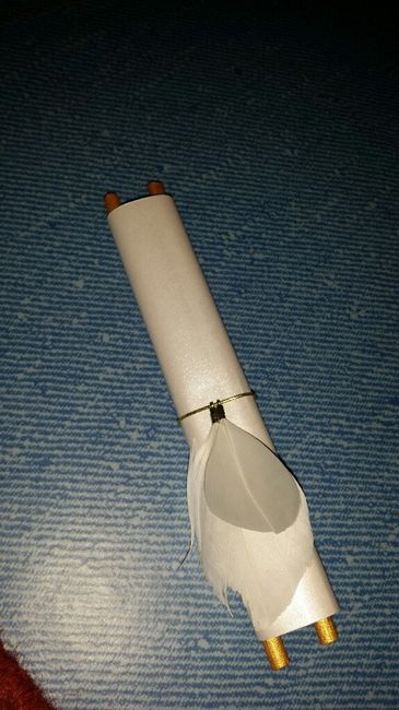 Faire part diy "ange" presque fini - 6