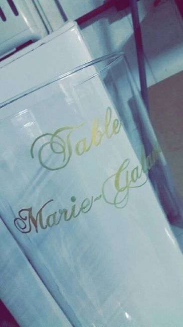 Mes vases me servent pour mes noms de table ! - 5
