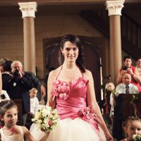 mon entré a l'église avec mes filles