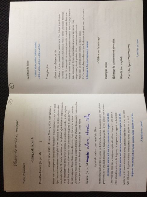 Besoin de votre aide livret de messe - 2