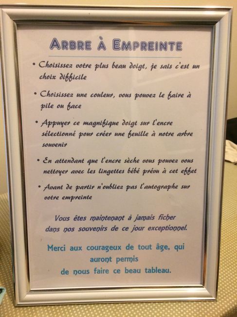 Cadre / Numéro de table - 1