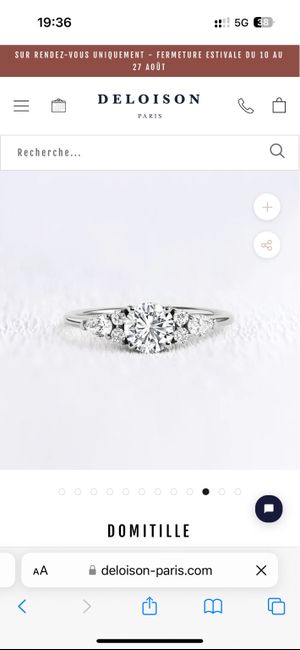 💍La bague de fiançailles : vous la portez avec l’alliance ? - 1