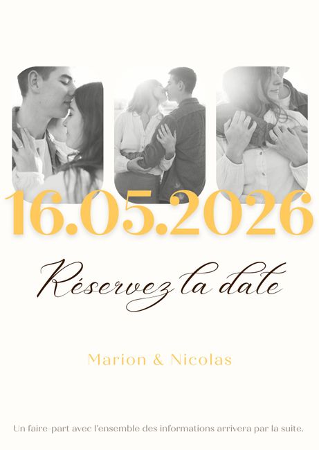Save the date 💌 2