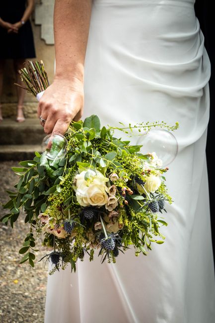 Le bouquet de la mariée.
