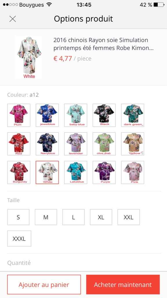 Peignoir dh sur aliexpress?? - 1
