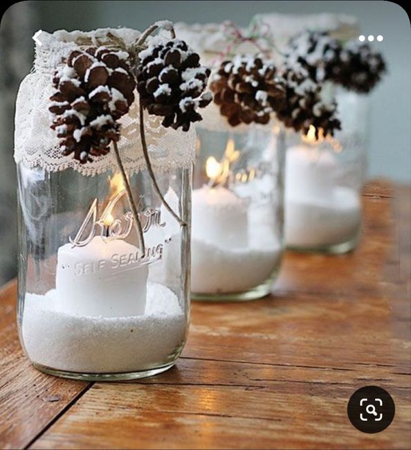 Déco de table pour un mariage hivernal sans fleur - 4