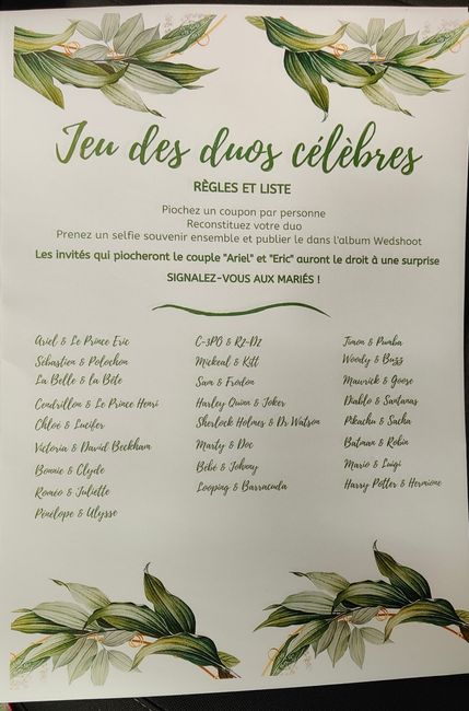 Jeu des binômes - 1