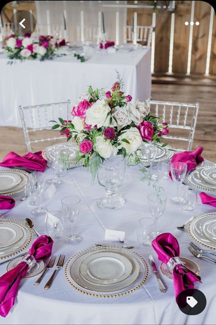 Décoration en rose "fushia" 12