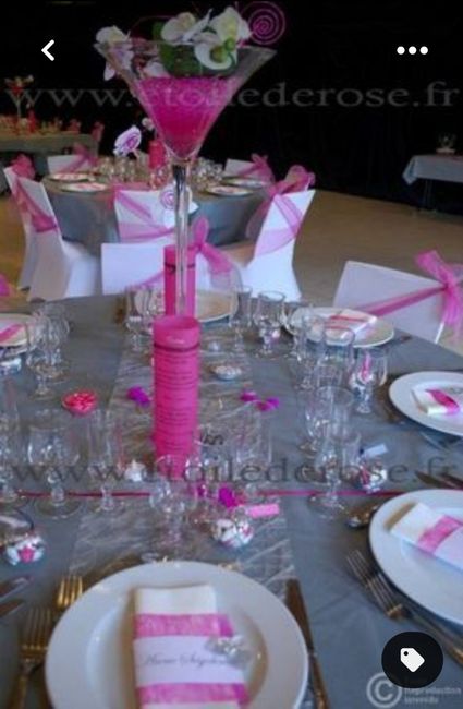 Décoration en rose "fushia" 13