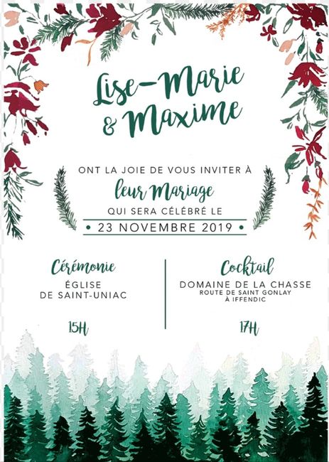 Inspiration mariage rouge et vert 🎄 - 4