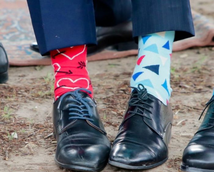 Accessoire oublié du marié et sa team 🧦 5