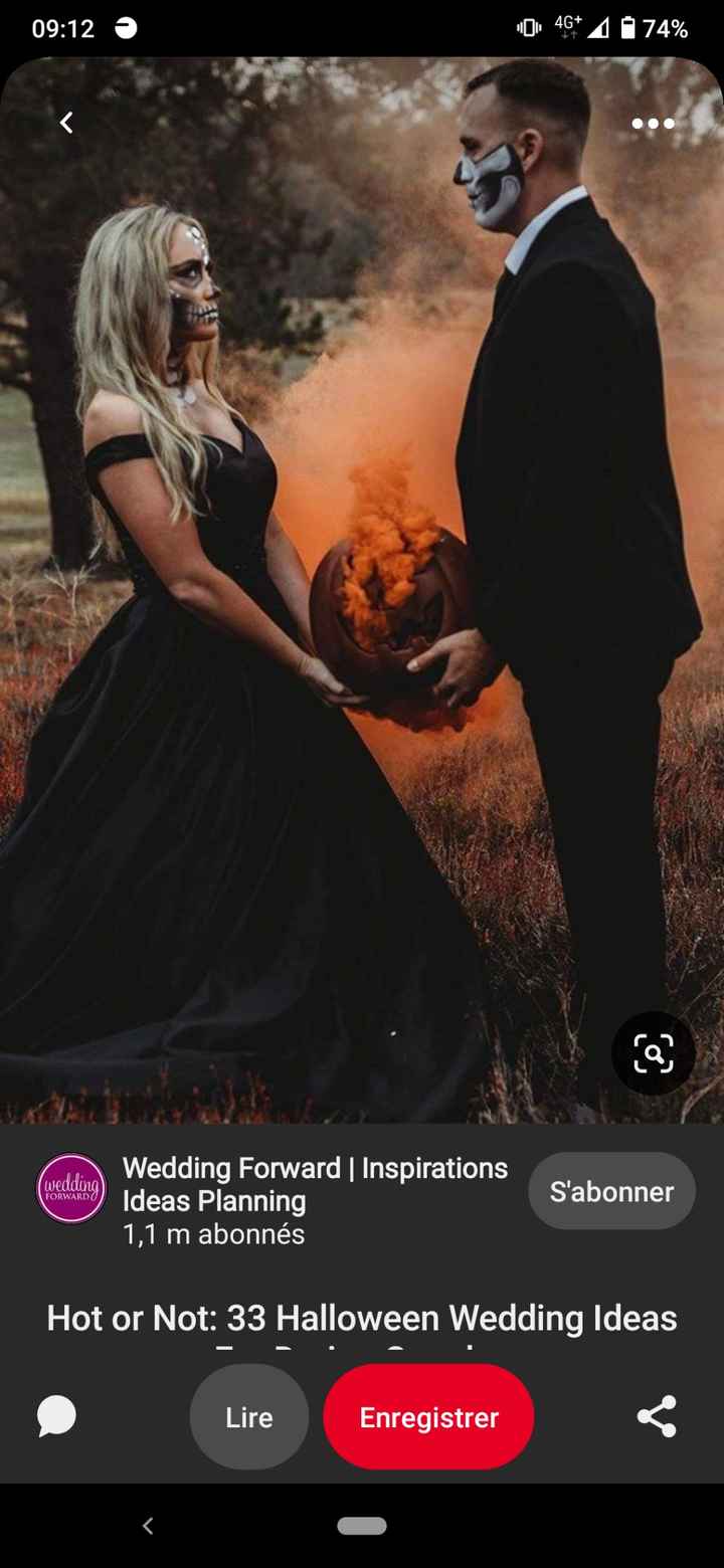 Pourriez-vous vous mariez sur le thème d'halloween ? - 1