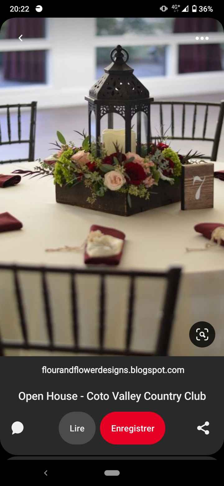 Mariage champêtre avec une touche de bordeaux - 1