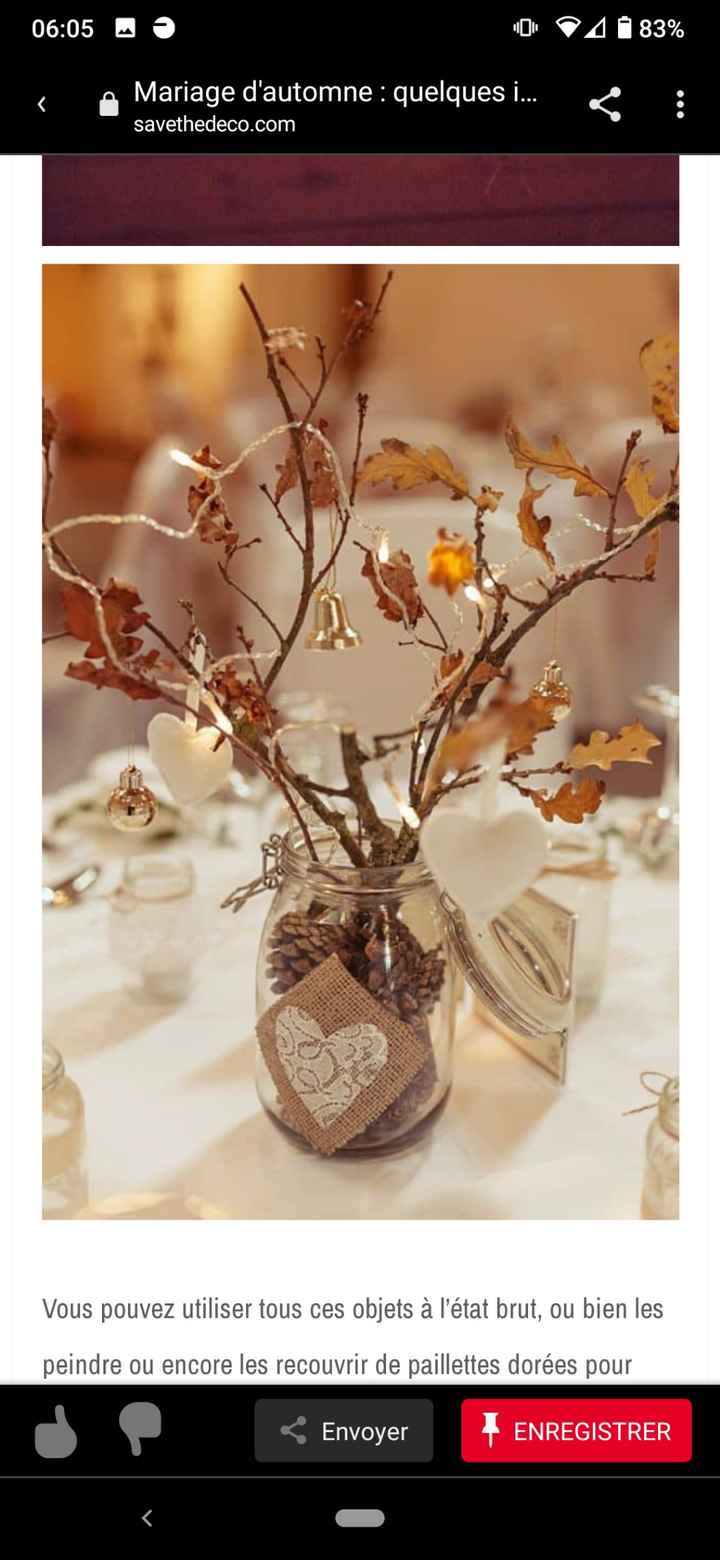 Mariage sur le thème de l'automne - 3