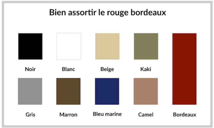 Couleurs costumes et robes témoins - 1