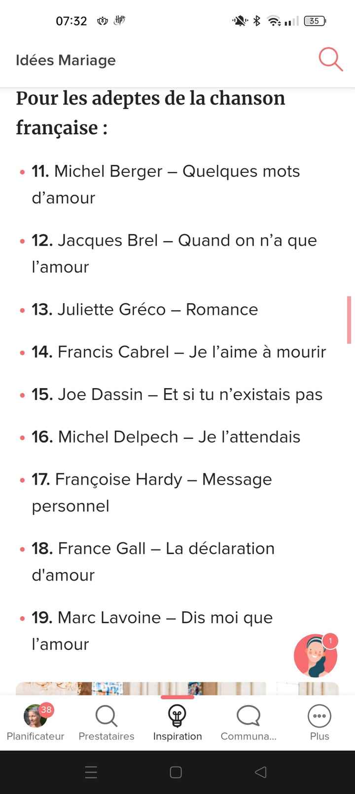 Musiques entrée mariée - 2