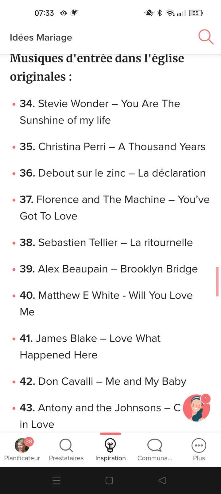 Musiques entrée mariée - 5