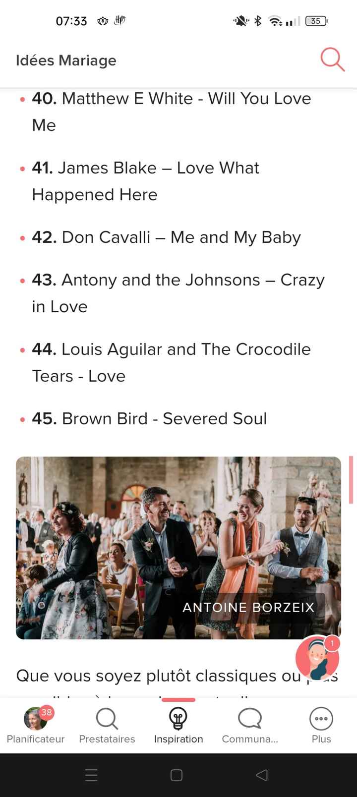 Musiques entrée mariée - 6