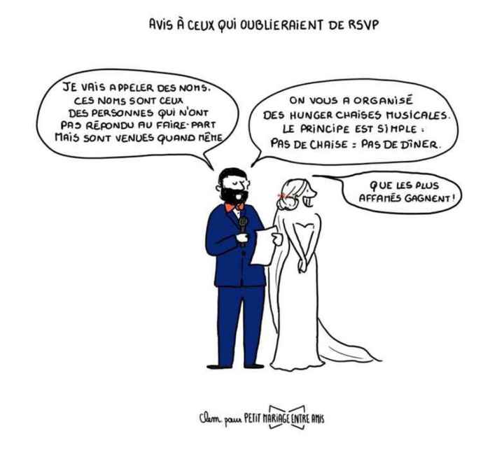 Texte pour les invités qui ne répondent pas - 1