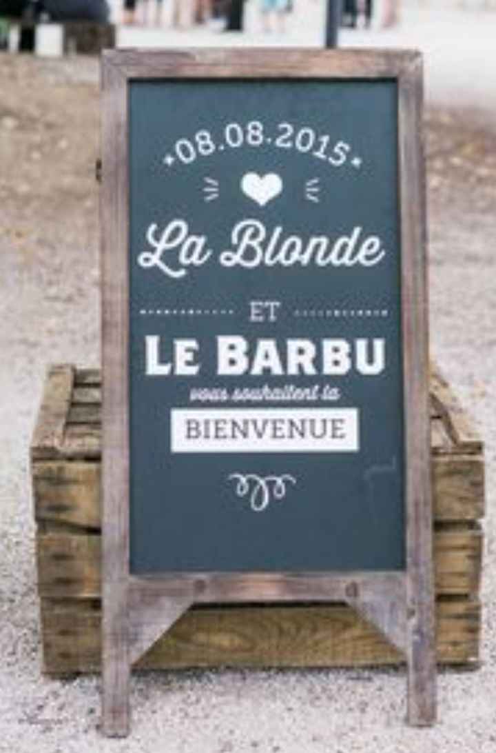 Panneaux bienvenue et plan de tables - 1
