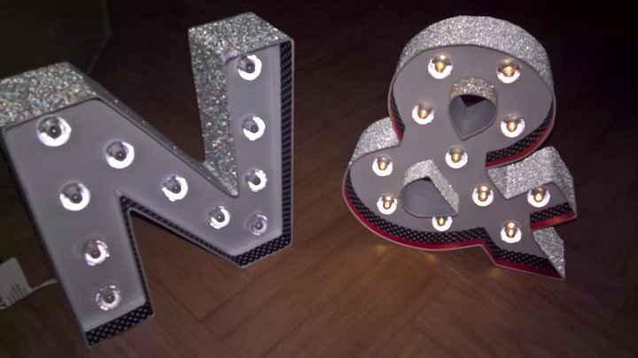lettres lumineuses