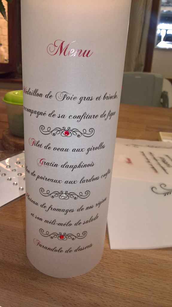 menu photophore