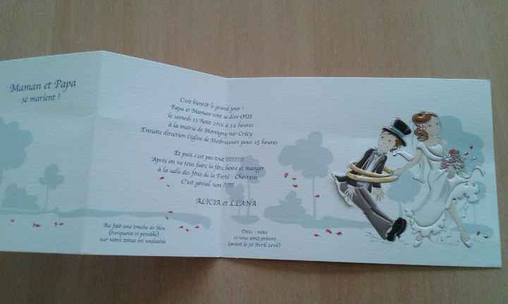 Reçu mes faire part, trop contente!!!!!!!!! - 1