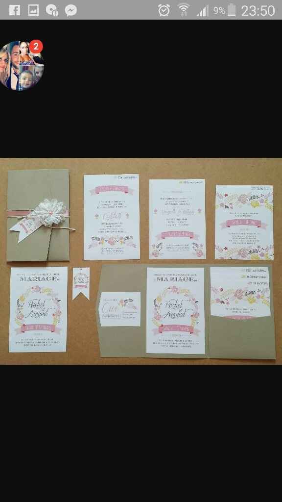 Faire part "poketfold" - 1