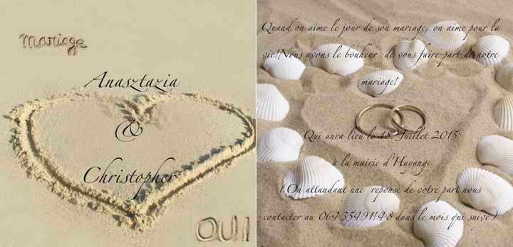 carte invitation