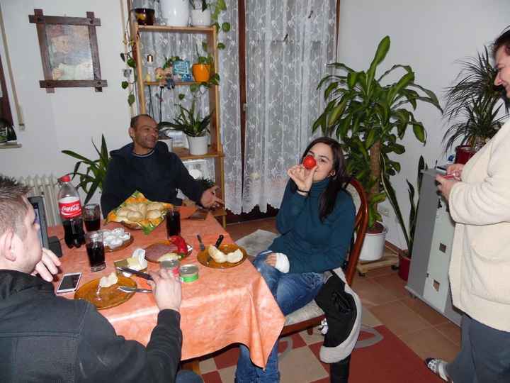 on rigolle apre un petit dejeunne et apre 1000KM 