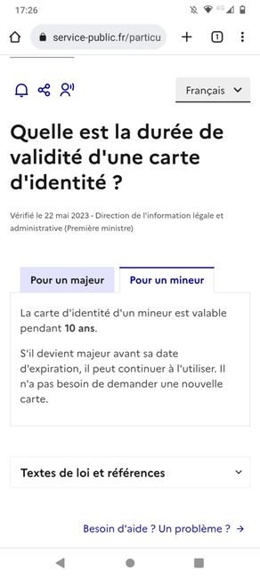 Justificatif d'identité 2