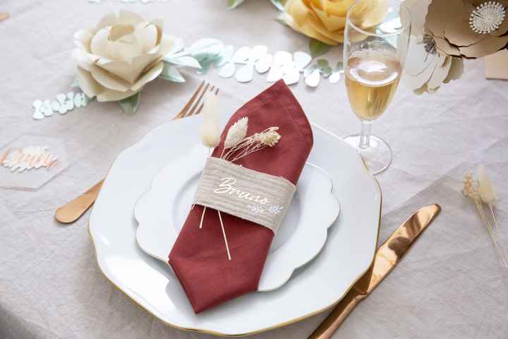 Serviette de Table personnalisées - 1